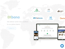 Tablet Screenshot of ekbana.com